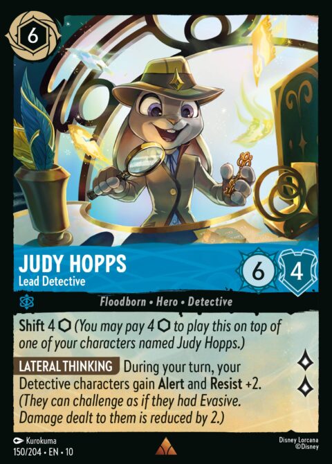 Judy Hopps - Lead Detective - 10 #150 - Foil