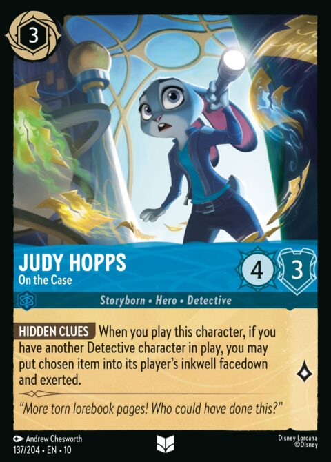 Judy Hopps - On the Case - 10 #137 - Foil