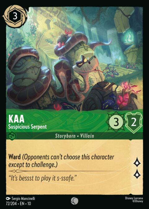 Kaa - Suspicious Serpent - 10 #72 - Foil