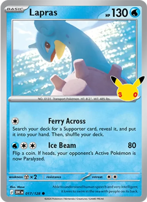 Lapras - 30C #017 - Normal