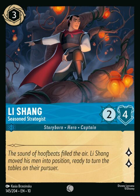 Li Shang - Seasoned Strategist - 10 #145 - Foil