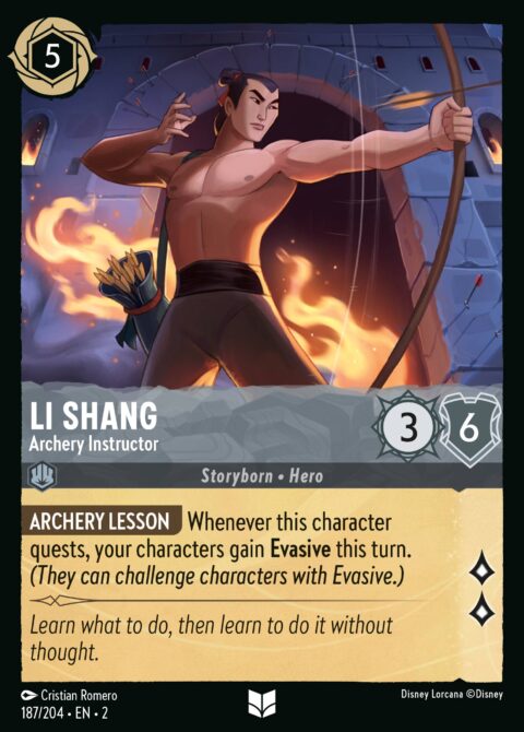 Li Shang - Archery Instructor - 2 #187 - Normal