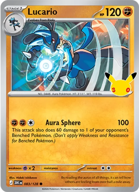 Lucario - 30C #083 - Normal