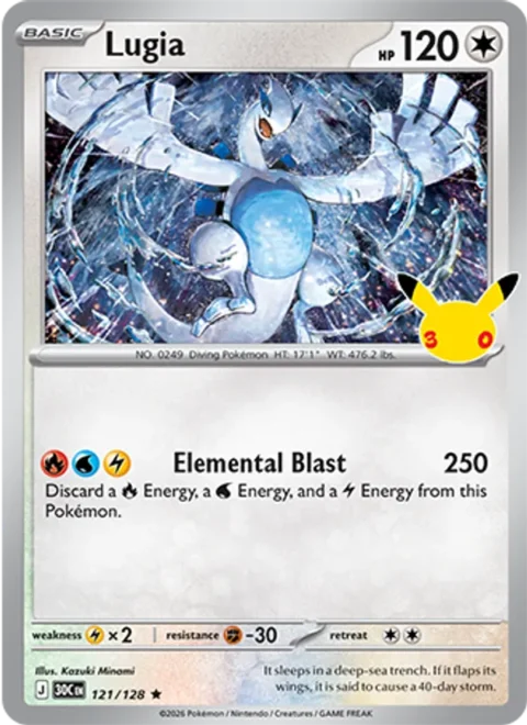Lugia - 30C #121 - Normal