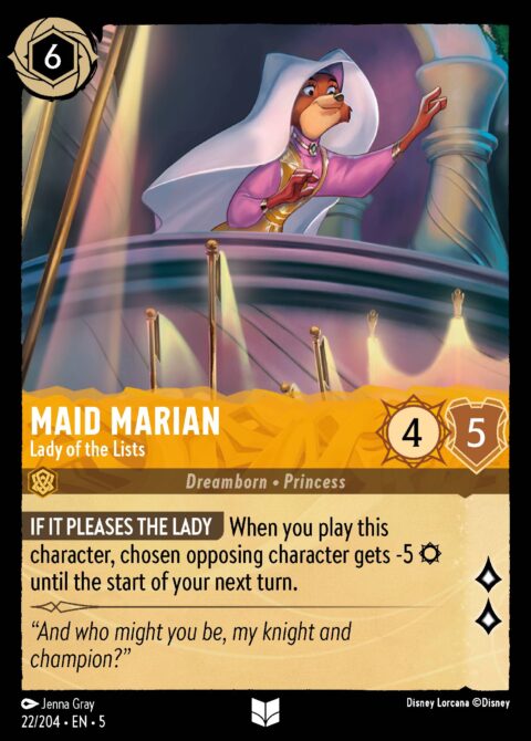 Maid Marian - Lady of the Lists - 5 #22 - Normal