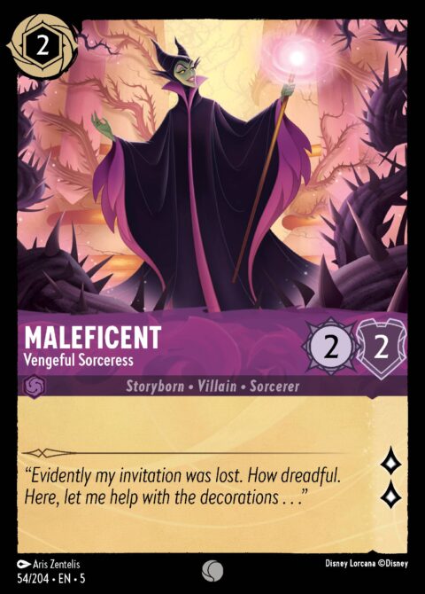 Maleficent - Vengeful Sorceress - 5 #54 - Normal