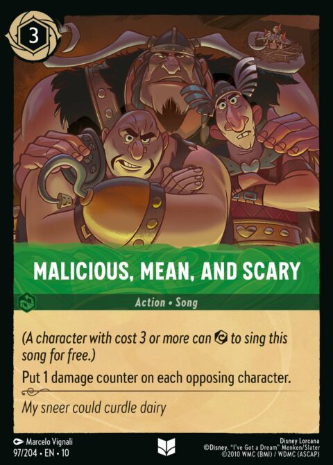 Malicious, Mean, and Scary - 10 #97 - Foil