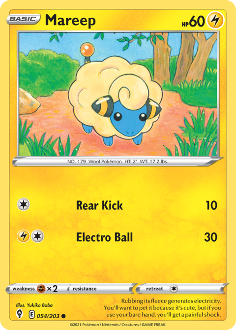 Mareep - EVS #54 - Normal