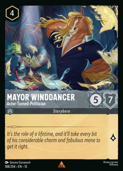 Mayor Winddancer - Actor-Turned-Politician - 10 #188 - Foil