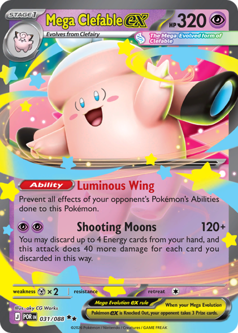 Mega Clefable ex - POR #31