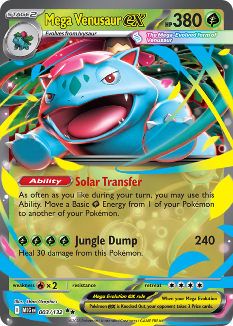 Mega Venusaur ex - MEG #3