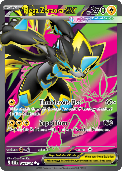 Mega Zeraora ex - PBL #98