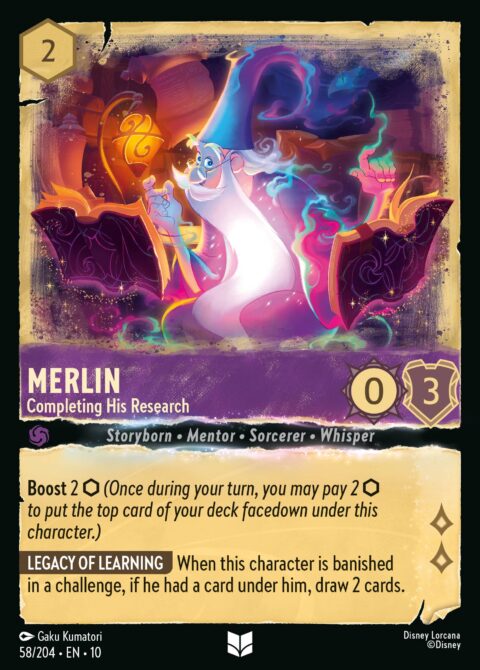 Merlin - Completing His Research - 10 #58 - Foil