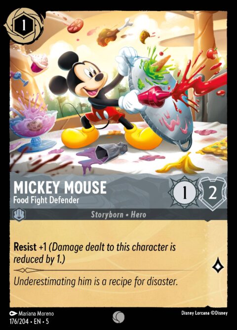 Mickey Mouse - Food Fight Defender - 5 #176 - Foil