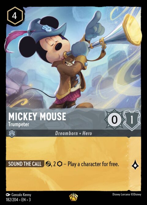 Mickey Mouse - Trumpeter - 3 #182 - Normal