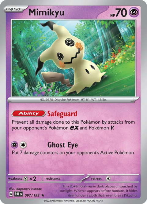 Mimikyu - PAL #97 - Holo