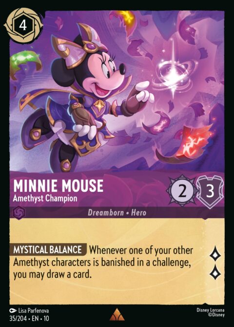 Minnie Mouse - Amethyst Champion - 10 #35 - Foil