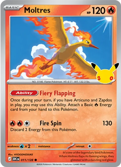 Moltres - 30C #011 - Normal