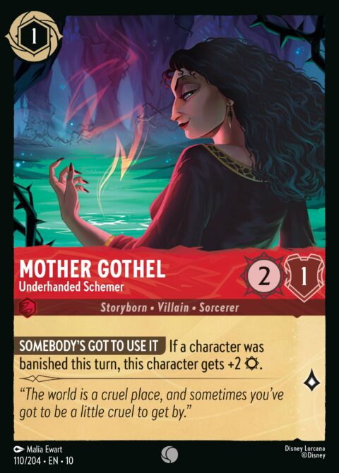 Mother Gothel - Underhanded Schemer - 10 #110 - Foil
