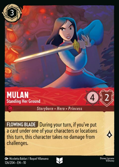 Mulan - Standing Her Ground - 10 #126 - Foil