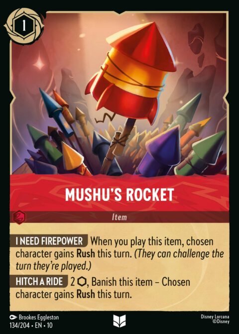 Mushu's Rocket - 10 #134 - Foil