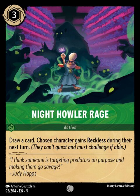 Night Howler Rage - 5 #95 - Normal