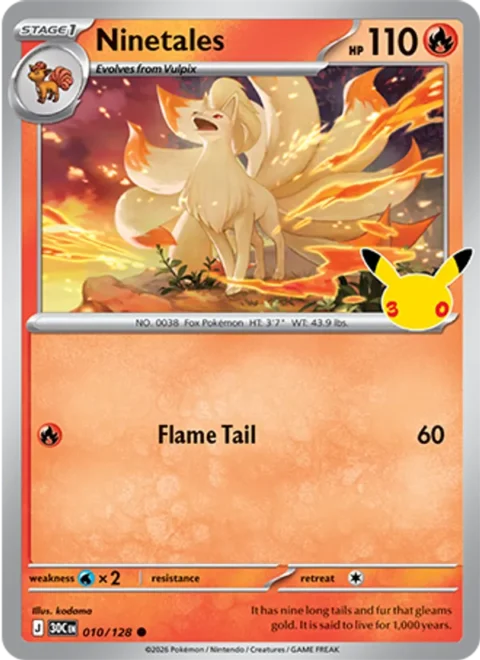 Ninetales - 30C #010 - Normal