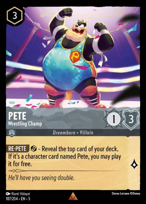 Pete - Wrestling Champ - 5 #187 - Normal