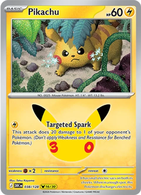 Pikachu - 30C #038 - Normal