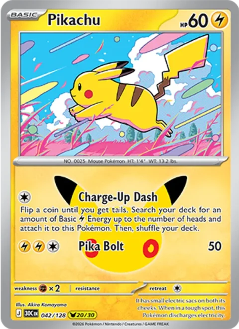Pikachu - 30C #042 - Normal