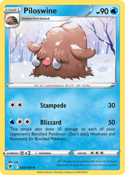 Piloswine - ASR #32 - Normal