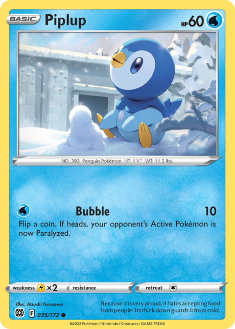 Piplup - BRS #35 - Normal