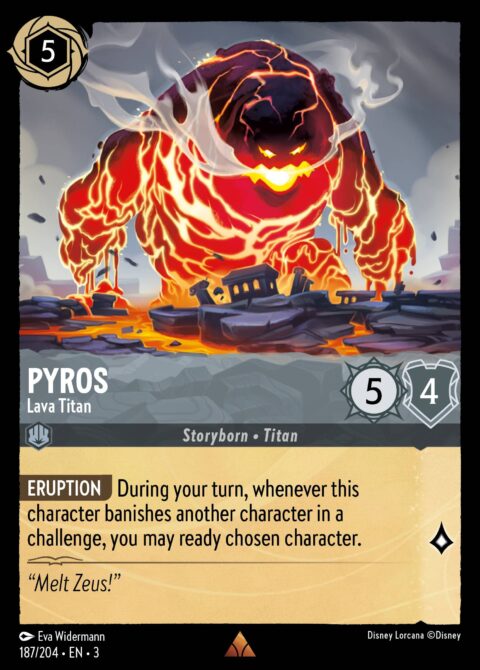 Pyros - Lava Titan - 3 #187 - Normal