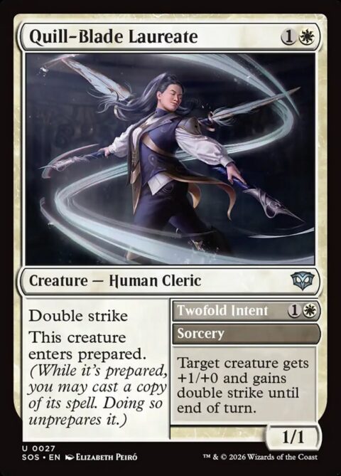 Quill-Blade Laureate // Twofold Intent - SOS #27 - Normal