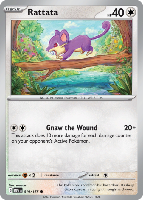 Rattata - MEW #19 - Normal