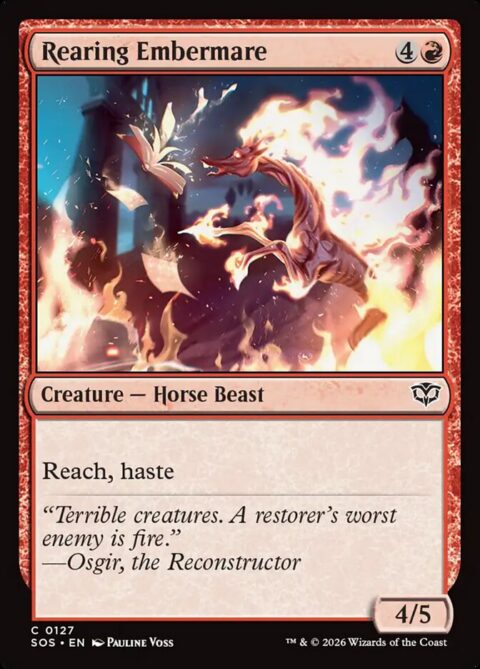 Rearing Embermare - SOS #127 - Normal