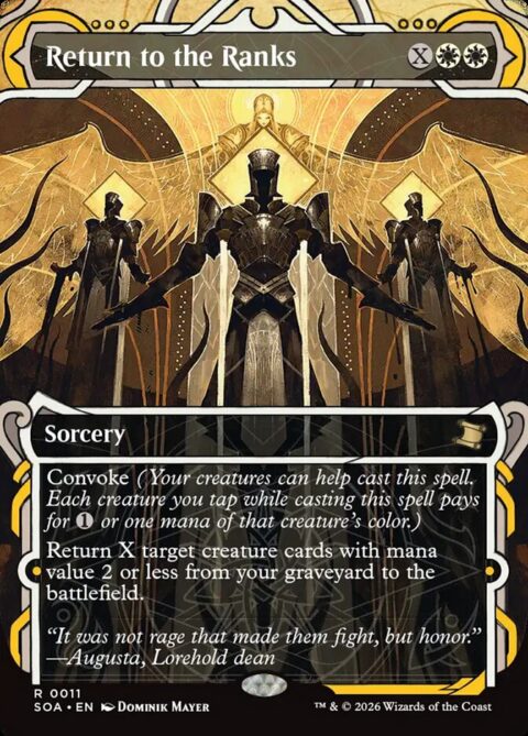 Return to the Ranks - SOA #11 - Foil