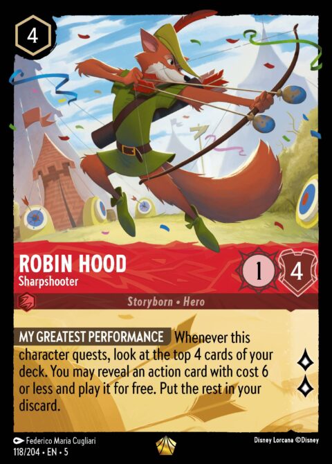 Robin Hood - Sharpshooter - 5 #118 - Foil