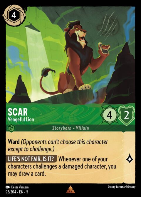 Scar - Vengeful Lion - 5 #93 - Foil