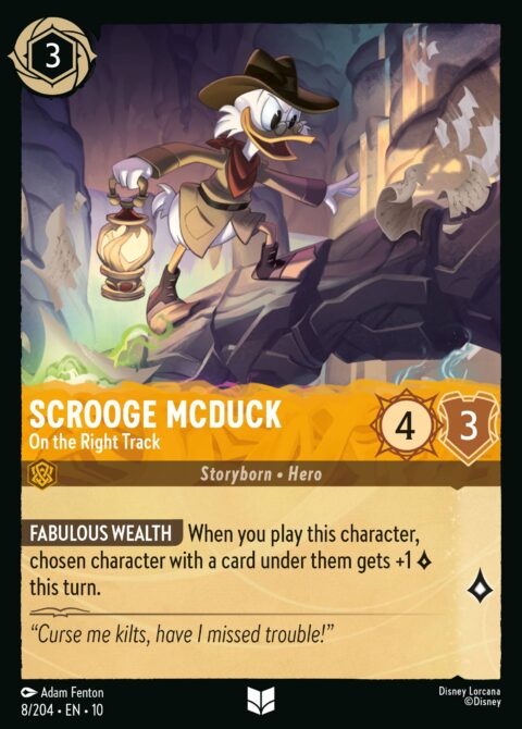 Scrooge McDuck - On the Right Track - 10 #8 - Foil