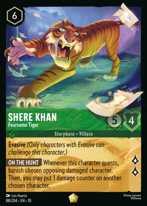 Shere Khan - Fearsome Tiger - 10 #88 - Normal