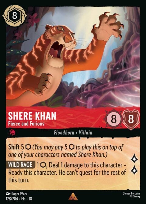 Shere Khan - Fierce and Furious - 10 #128 - Foil