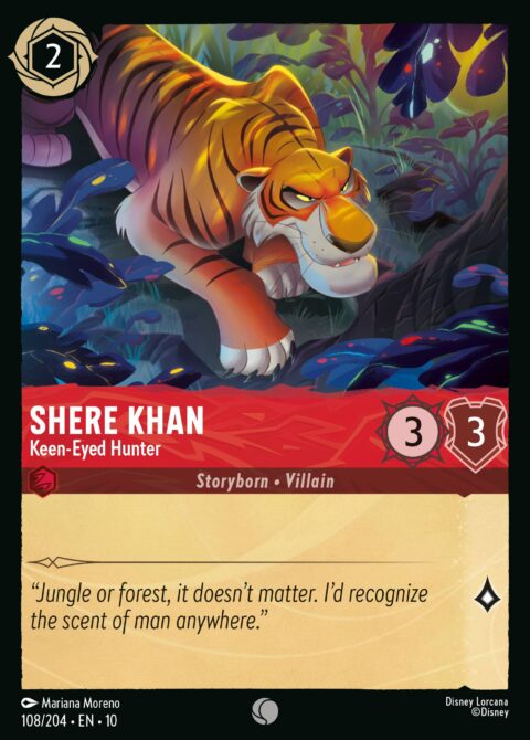 Shere Khan - Keen-Eyed Hunter - 10 #108 - Foil
