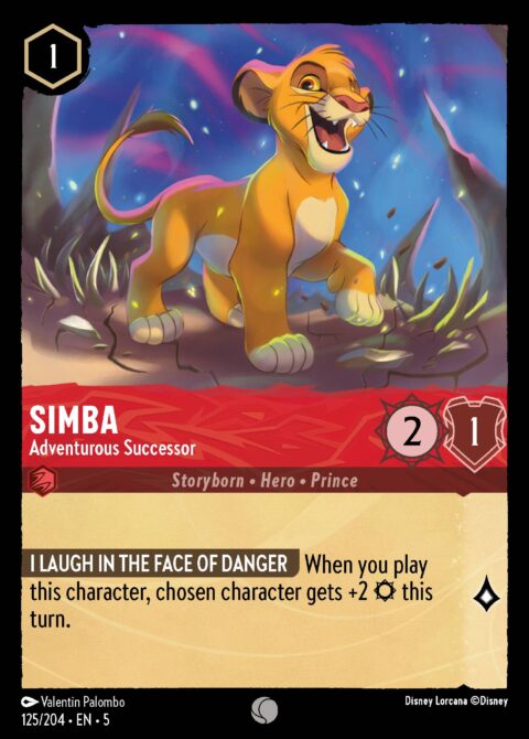 Simba - Adventurous Successor - 5 #125 - Foil