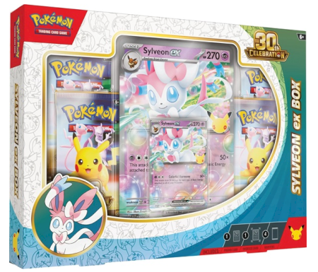 Pokemon Mega Evolution: 30th Celebration - ex Box: Sylveon