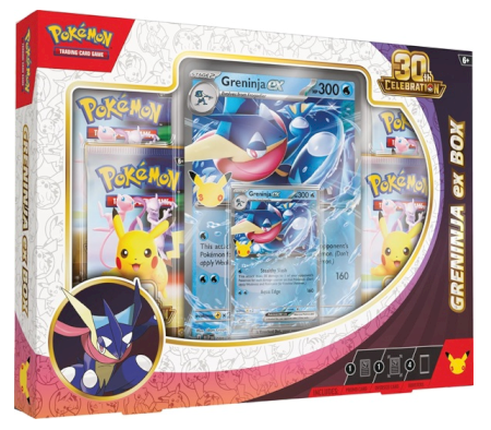 Pokemon Mega Evolution: 30th Celebration - ex Box: Greninja