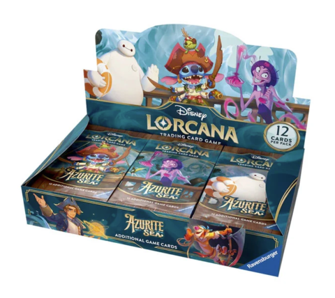 Disney Lorcana TCG: Set 06 - Azurite Sea - Booster Display (Box med 24 Pakker)