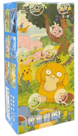 Pokemon TCG Collect 151 Hope Slim Booster Box 151 kinesisk