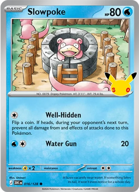 Slowpoke - 30C #016 - Normal