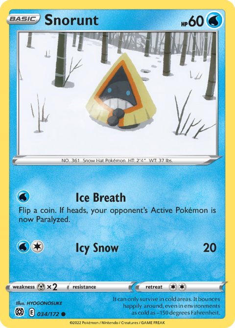 Snorunt - BRS #34 - Normal